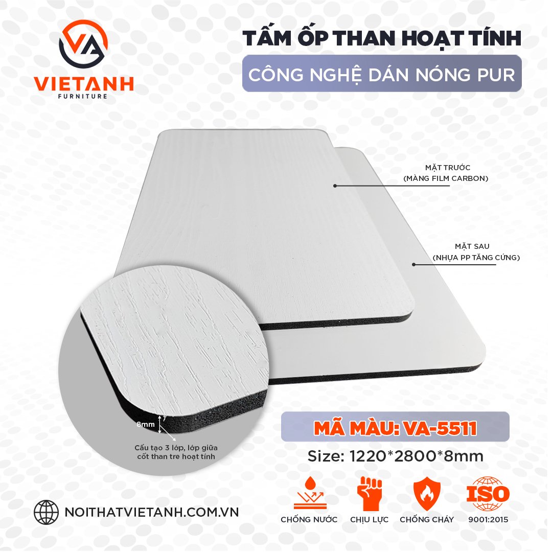 TẤM ỐP THAN TRE VÂN GỖ TRẮNG