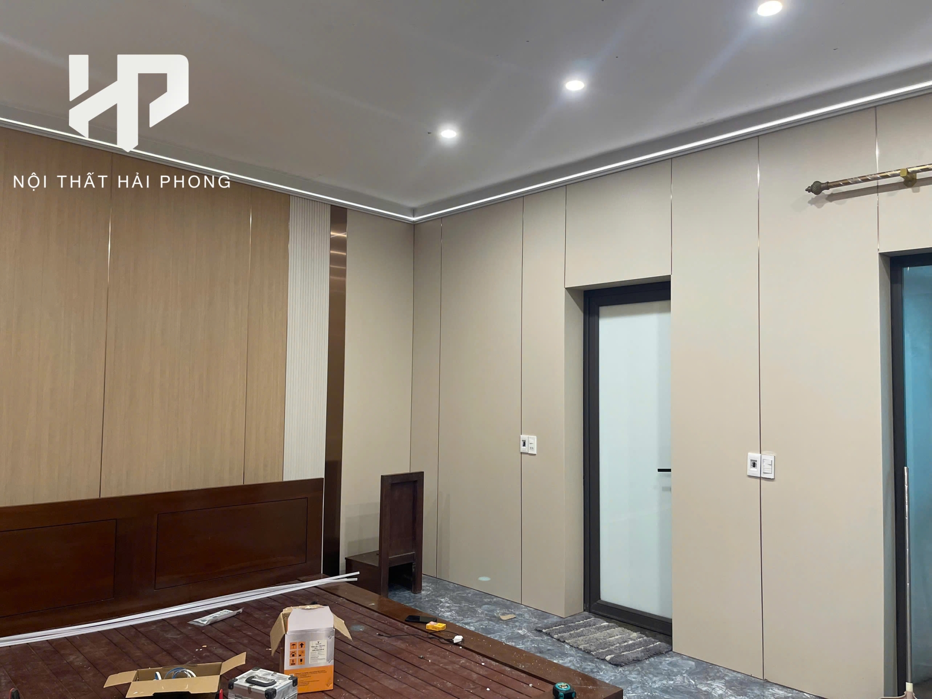 Công Trình Ốp Vách Phòng Khách ở Phú Thọ