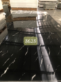 Tấm ốp tường PVC vân đá đen 8628