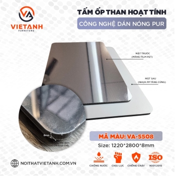 TẤM ỐP ĐA NĂNG SỢI THAN HOẠT TÍNH BỀ MẶT GƯƠNG BẠC