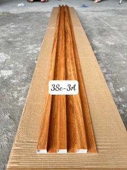 Lam sóng nhựa 3 sóng cao màu vân gỗ 3A
