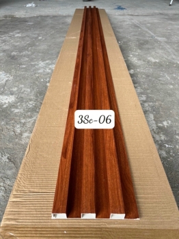 Lam nhựa trang trí 3 sóng cao vân gỗ màu 06
